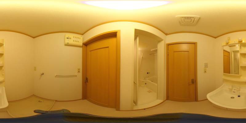 パノラマ画像洗面所