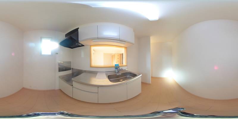 パノラマ画像キッチン