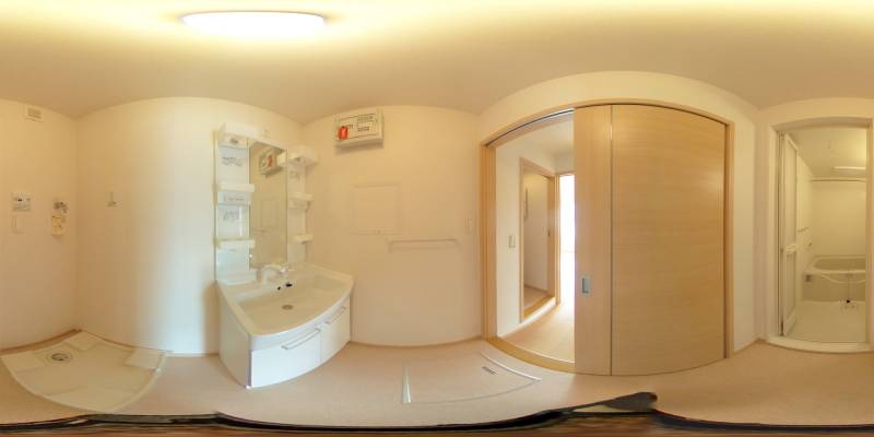 パノラマ画像洗面所