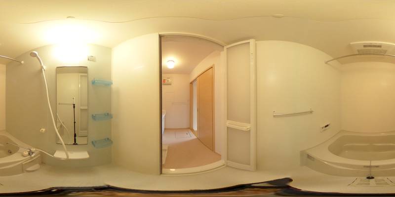 パノラマ画像バスルーム