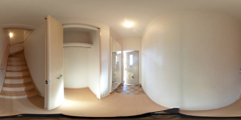 パノラマ画像玄関