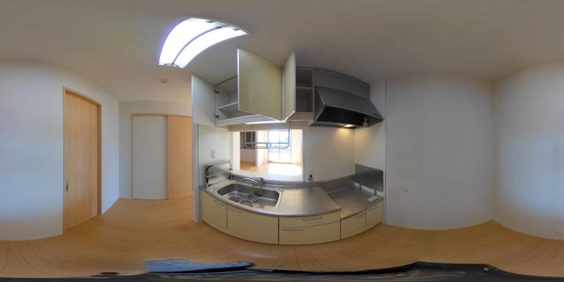 パノラマ画像キッチン
