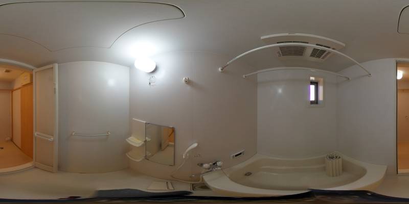 パノラマ画像バスルーム