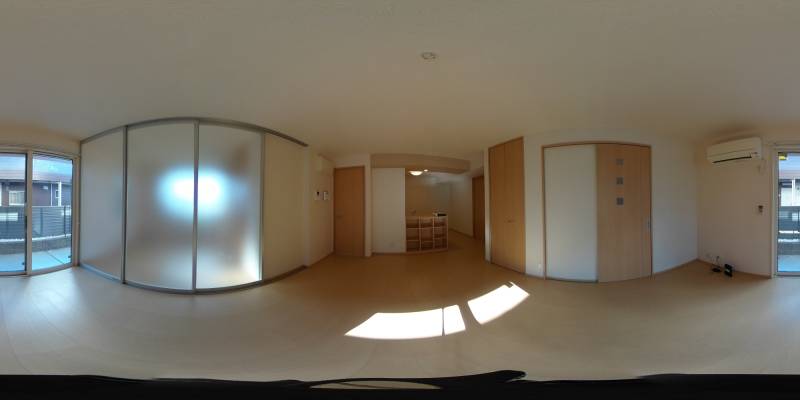 パノラマ画像リビング