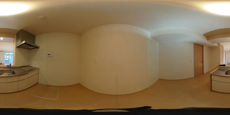 パノラマ画像キッチン