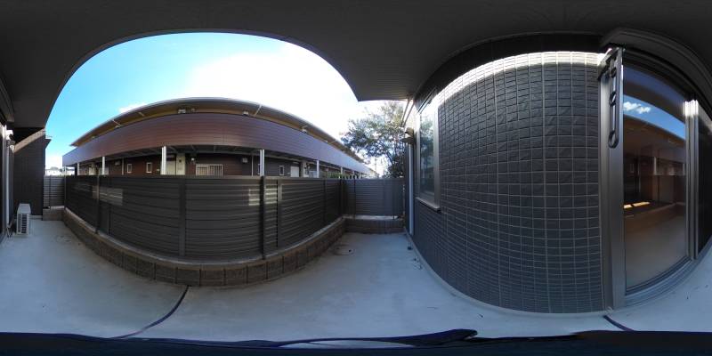 パノラマ画像バルコニー