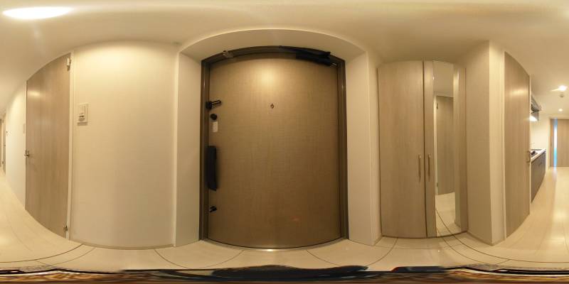 パノラマ画像玄関