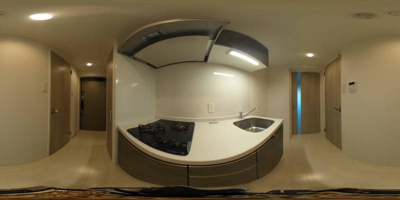 パノラマ画像キッチン