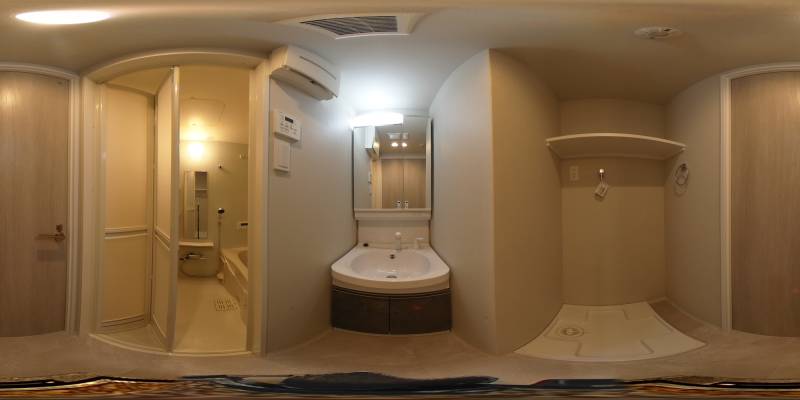 パノラマ画像洗面所