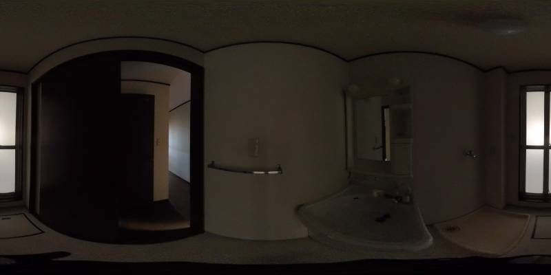 パノラマ画像洗面所