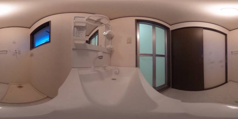 パノラマ画像洗面所