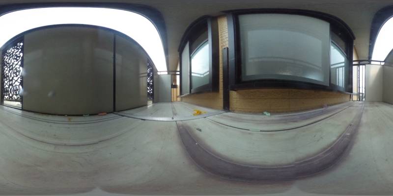 パノラマ画像バルコニー