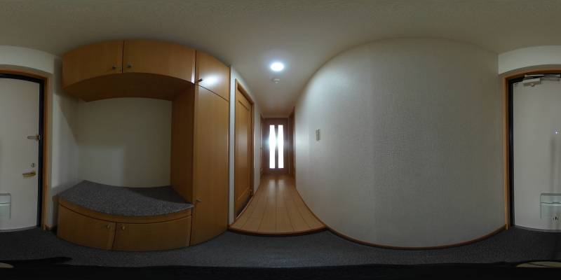 パノラマ画像玄関