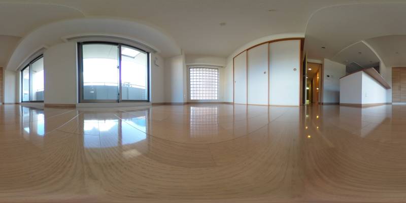 パノラマ画像リビング