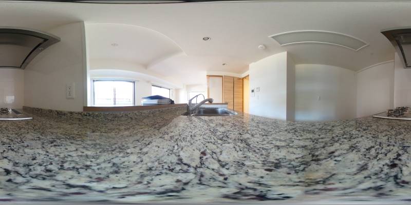 パノラマ画像キッチン