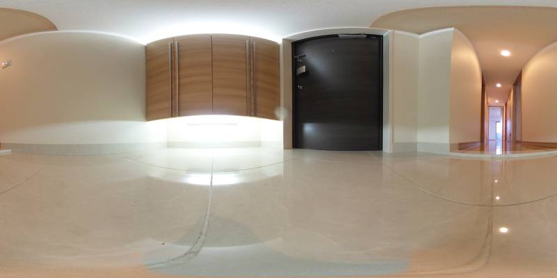 パノラマ画像玄関