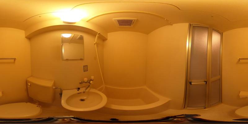 パノラマ画像バスルーム