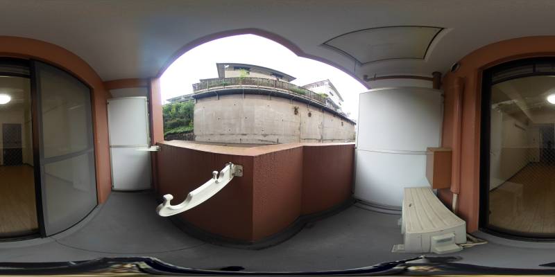 パノラマ画像バルコニー