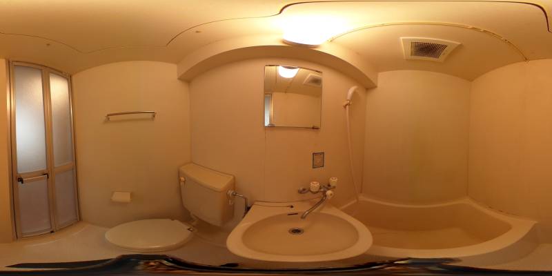 パノラマ画像バスルーム