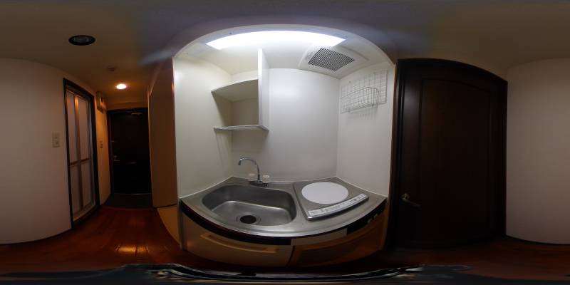 パノラマ画像キッチン