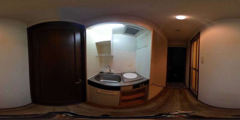 パノラマ画像キッチン