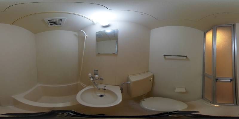 パノラマ画像バスルーム