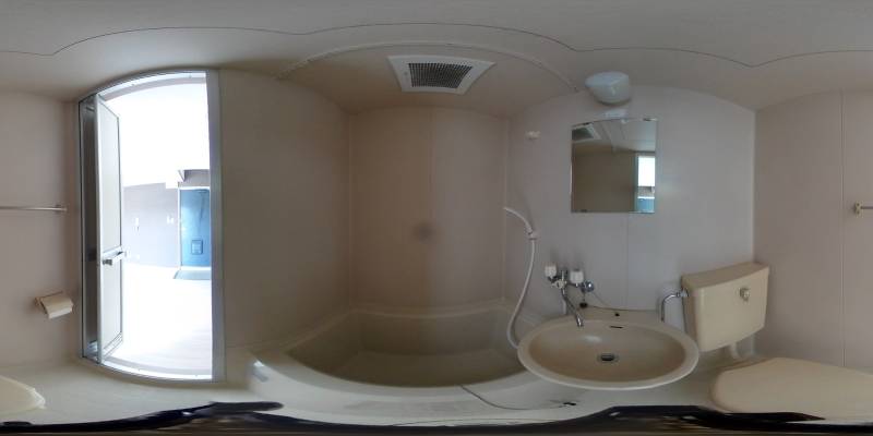 パノラマ画像バスルーム