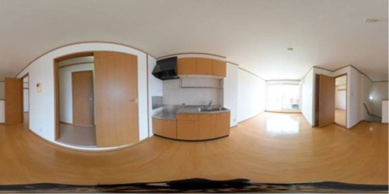 パノラマ画像キッチン