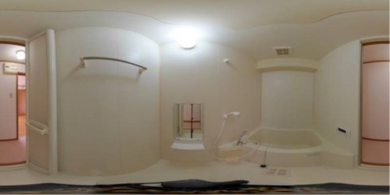 パノラマ画像バスルーム