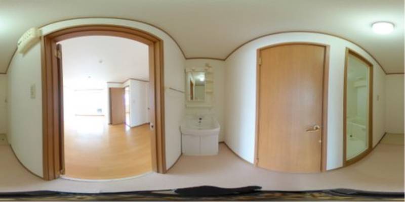 パノラマ画像洗面所