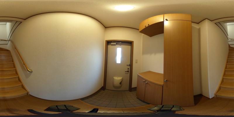 パノラマ画像玄関