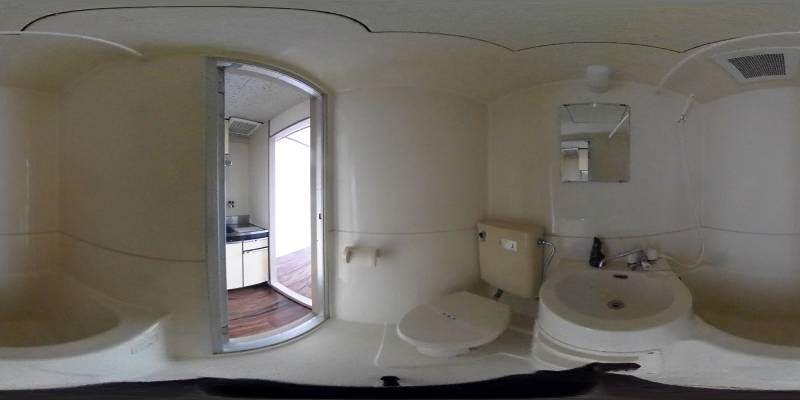 パノラマ画像バスルーム