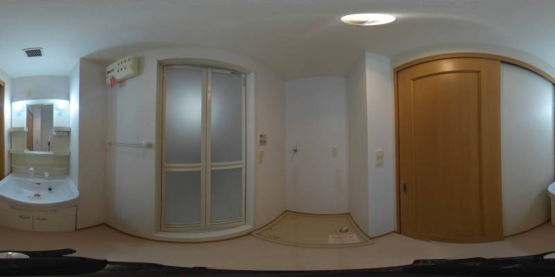 パノラマ画像洗面所