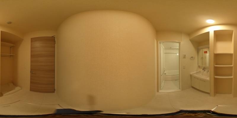 パノラマ画像洗面所