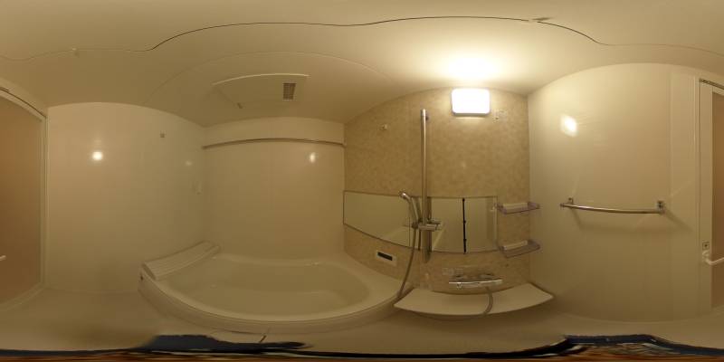 パノラマ画像バスルーム