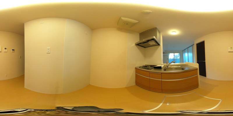 パノラマ画像キッチン