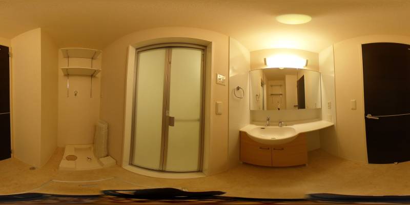 パノラマ画像洗面所