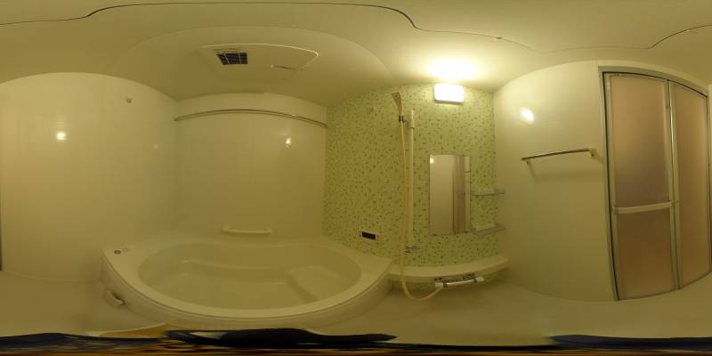 パノラマ画像バスルーム