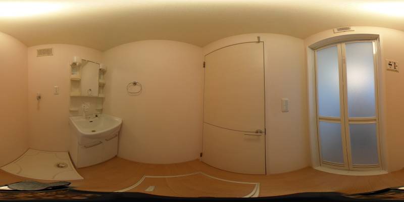 パノラマ画像洗面所