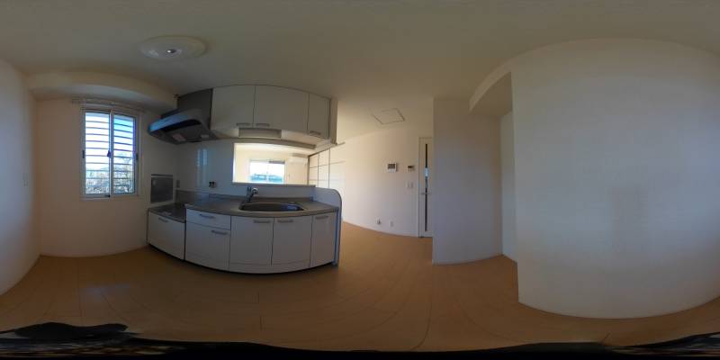 パノラマ画像キッチン