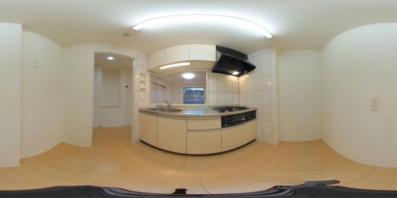 パノラマ画像キッチン