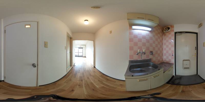 パノラマ画像キッチン