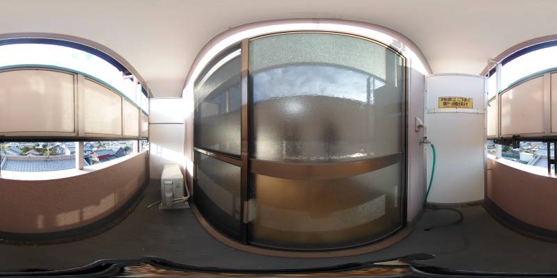 パノラマ画像バルコニー