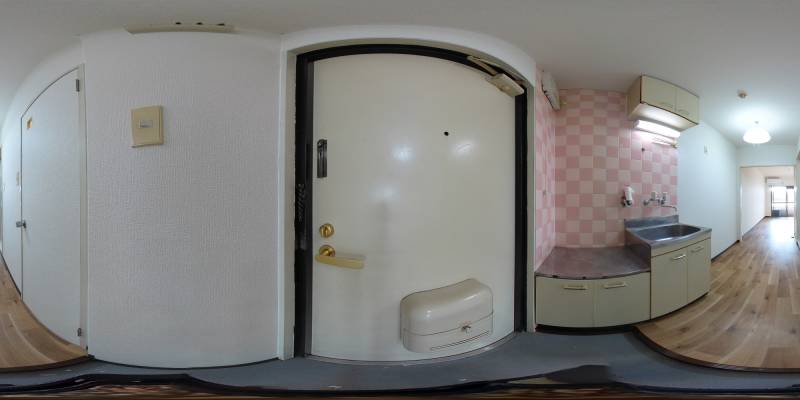 パノラマ画像玄関