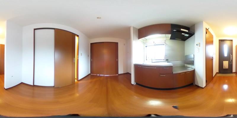 パノラマ画像キッチン