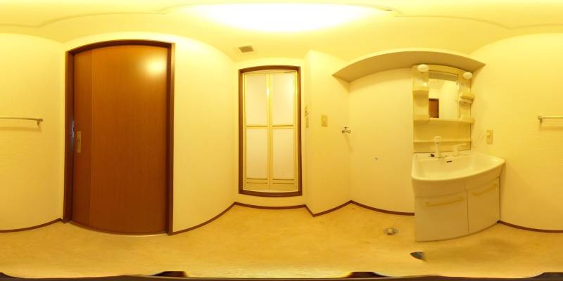 パノラマ画像洗面所