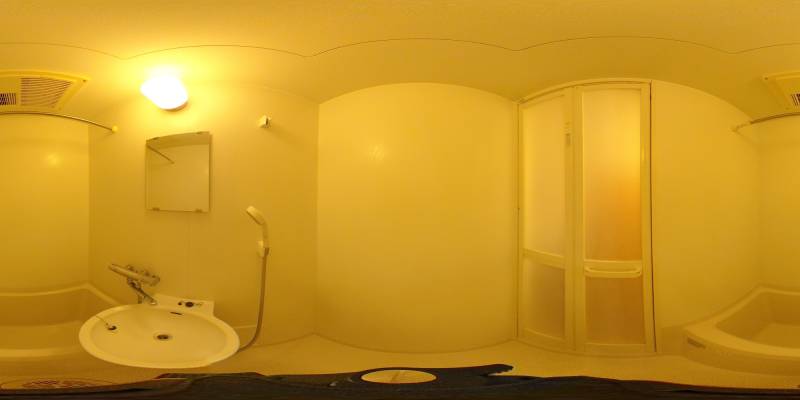 パノラマ画像バスルーム