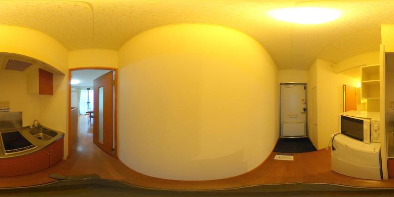 パノラマ画像キッチン