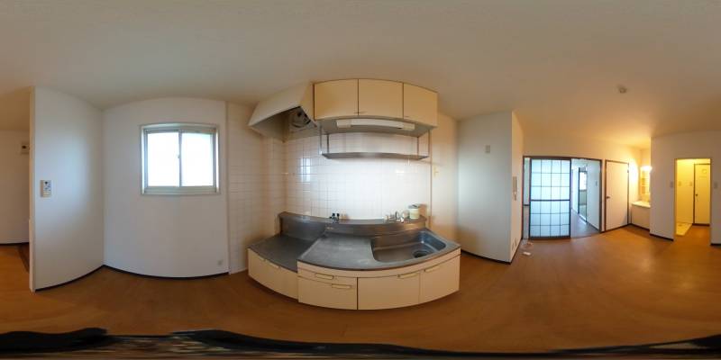 パノラマ画像キッチン