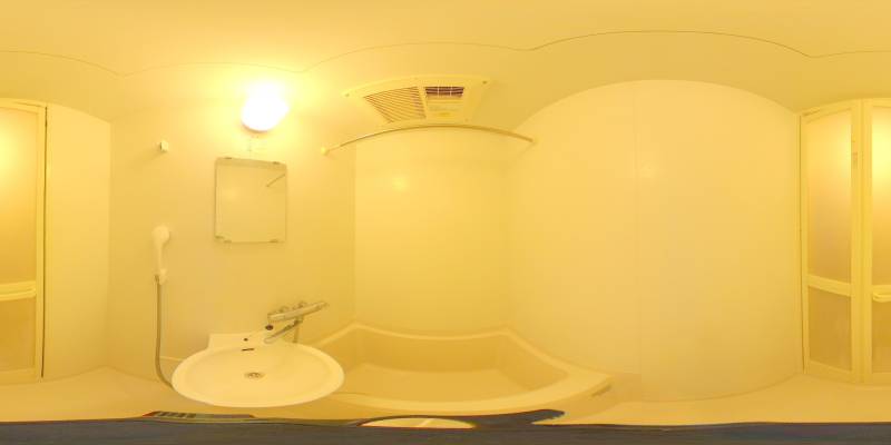 パノラマ画像バスルーム